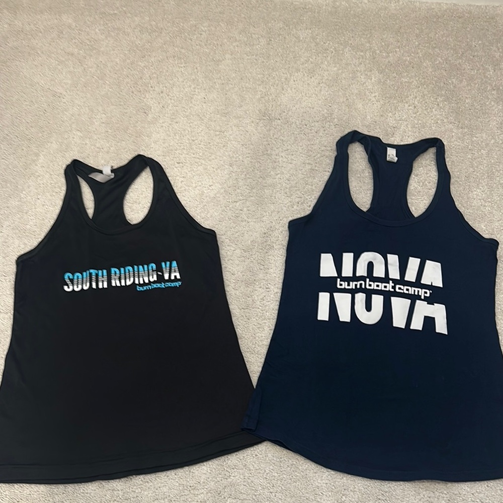 Women’s Burn Bootcamp location tanks